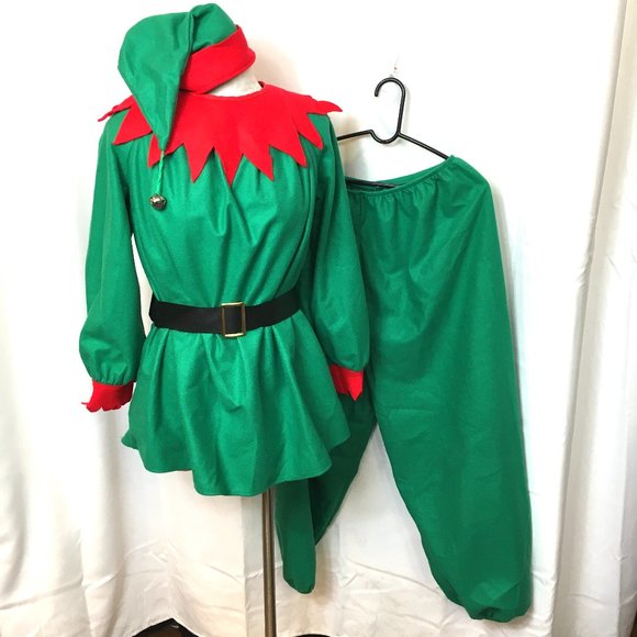Christmas Elf Pants & Tunic 5 pc Halco #1193 NWT NOS - Picture 2 of 7